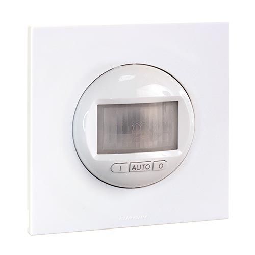 EUROHM Square Détecteur de mouvement sans neutre toutes charges 500W blanc - 60221