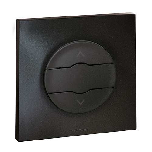 EUROHM Square Interrupteur volets roulants anthracite - 60323