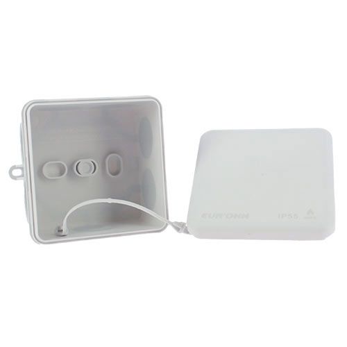 EUROHM Sum'ohm Boîte de dérivation étanche IP55 éco 80x80x45 960°C avec couvercle imperdable