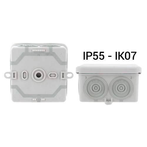 EUROHM Sum'ohm Boîte de dérivation étanche IP55 éco 80x80x45 960°C IP55 IK07