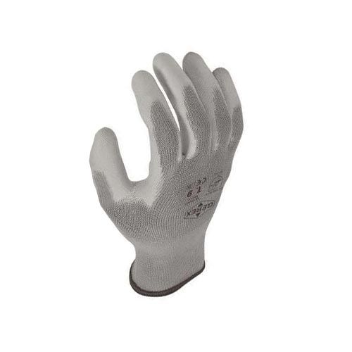 Gant de précision gris Gerex T09 (vue dessus de la main)
