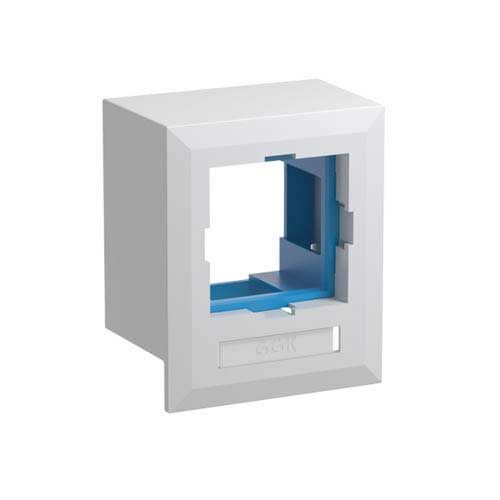 GGK Boitier appareillage 45X45 pour moulure électrique 40x60mm blanc