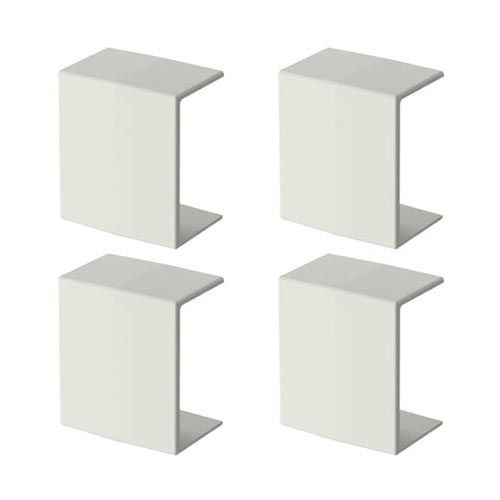 GGK Jonction pour moulure électrique 7x12mm blanc - lot de 4