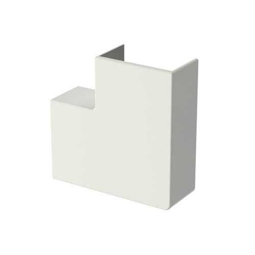 Ce lot d'angles plats pour moulure électrique 7x12mm GGK blanc permet de créer des raccordements de moulures en créant des angles de 90°.