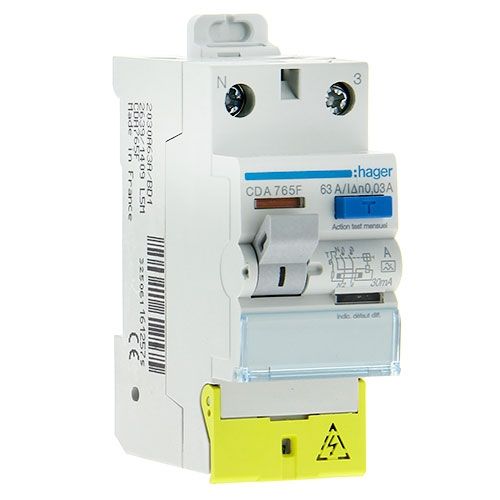 HAGER Interrupteur différentiel 63A 30mA type A