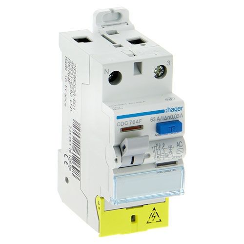 HAGER Inter différentiel 63A 30mA type AC