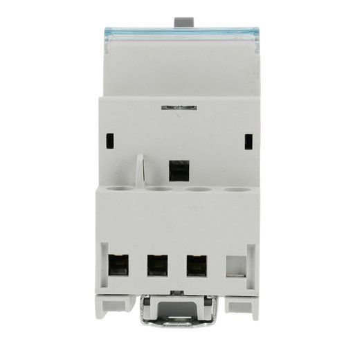 Contacteur Jour / Nuit 25A 3F/NO triphasé 2 modules marque Hager - vue de dos