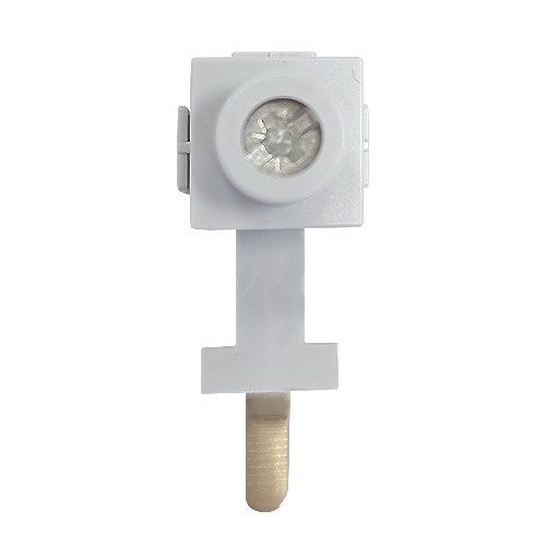 borne de raccordement HAGER KF83E pour rail KBN863 - vue de face