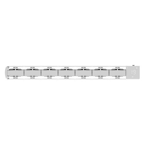 HEATZY Glow Radiateur connecté à inertie céramique horizontal 2000W - vue de haut