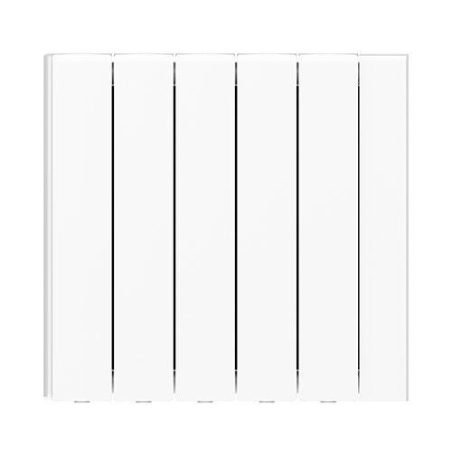 HEATZY Glow Radiateur connecté à inertie céramique horizontal 1500W - photo vue de face