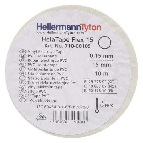 ruban adhésif blanc hellermanntyton