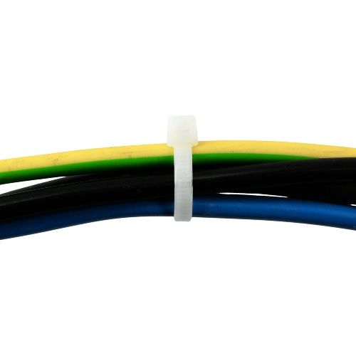 Colliers de serrage blancs 275x4,6mm Hellermanntyton idéals pour le maintien des câbles