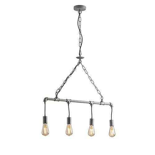 Suspension E27 LUCE DESIGN Galvanisé AMARCORD - I-AMARCORD-S4 ZN
