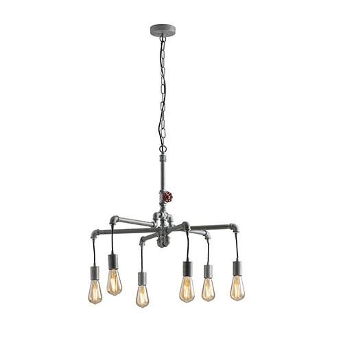 Suspension E27 LUCE DESIGN Galvanisé AMARCORD - I-AMARCORD-S6 ZN