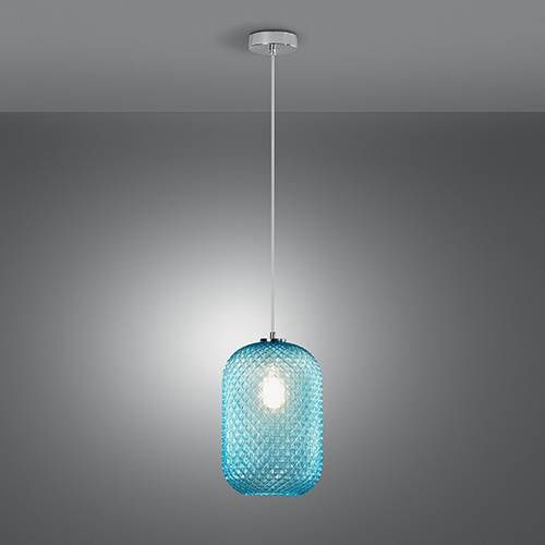 Suspension E27 LUCE DESIGN Bleu ASHFORD - I-ASHFORD-S20 BLU