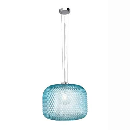 Suspension E27 LUCE DESIGN Bleu ASHFORD - I-ASHFORD-S40 BLU