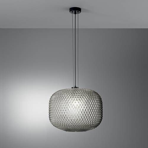 Suspension E27 LUCE DESIGN Gris ASHFORD - I-ASHFORD-S40 GR