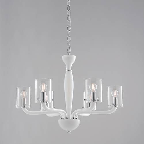 Suspension E14 LUCE DESIGN Blanc AURORA - I-AURORA-6 BCO