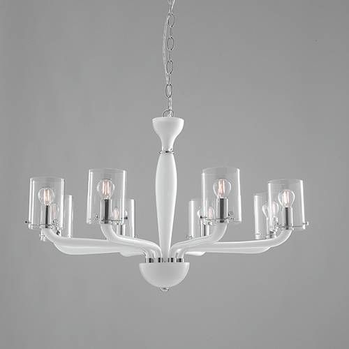 Suspension E14 LUCE DESIGN Blanc AURORA - I-AURORA-8 BCO