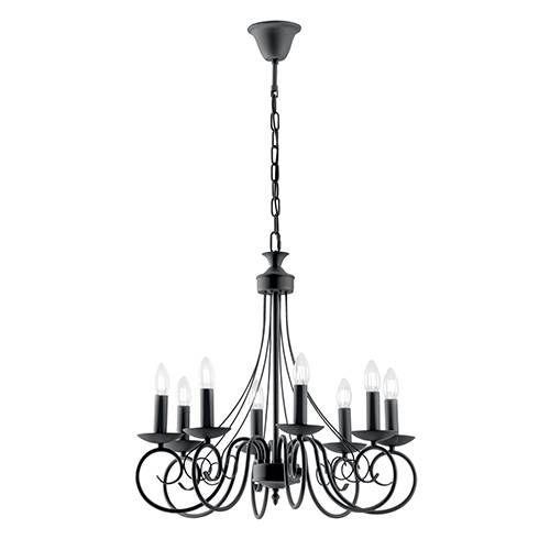 Suspension E14 LUCE DESIGN Anthracite BEATRICE - I-BEATRICE-8