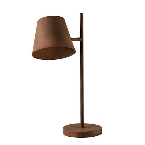 Lampe de table E27 LUCE DESIGN Rouiller COLT - I-COLT-L1 RU