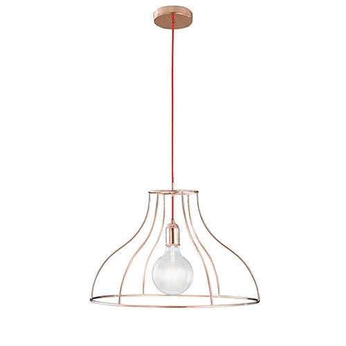 Suspension E27 LUCE DESIGN Or rose FRIDA - I-FRIDA/S50