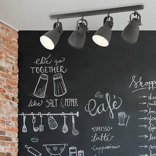 Applique E27 LUCE DESIGN Gris LEGEND - I-LEGEND-AP4 GRI