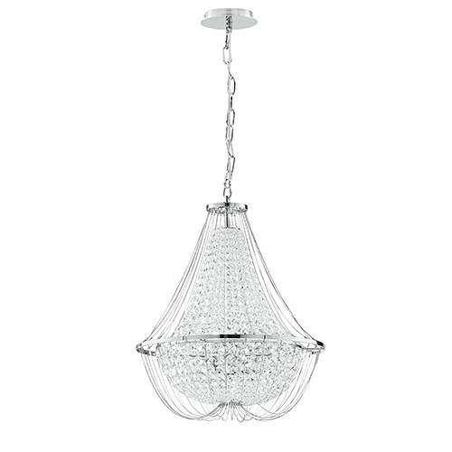 Suspension E14 LUCE DESIGN Chrome VIENNA - I-VIENNA-S45 CR