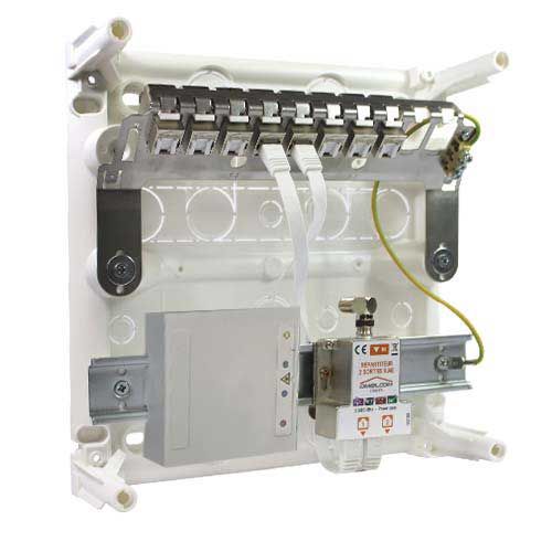 coffret de communication IKEPE Grade 2TV Start compact - 8RJ45
