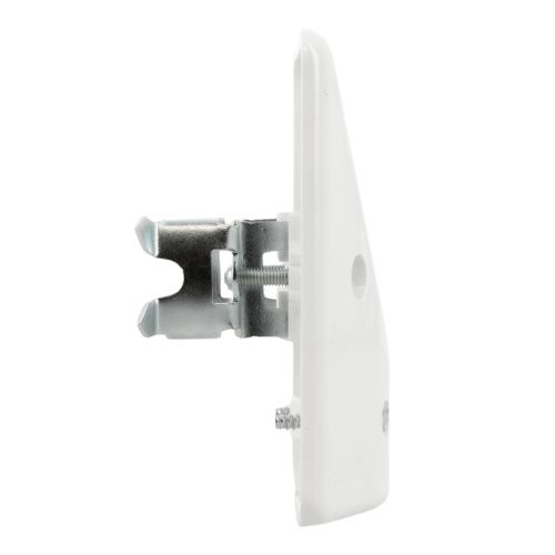 sortie de câble 16A Lebenoid blanche - vue de côté