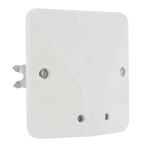 sortie de câble 20/32A Lebenoid blanche - vue de profil