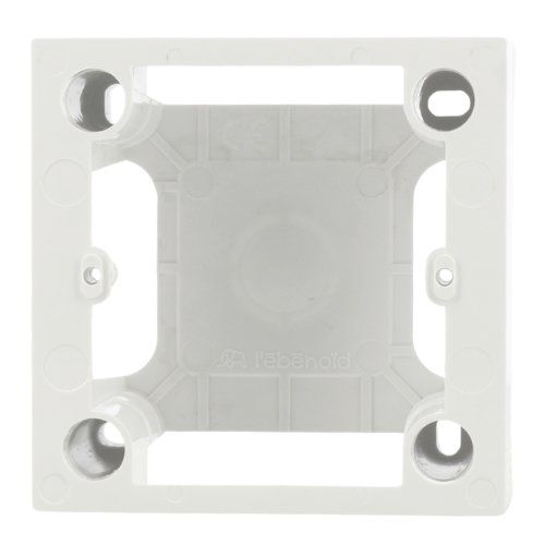 Cadre saillie simple blanc LEBENOID - vue de face