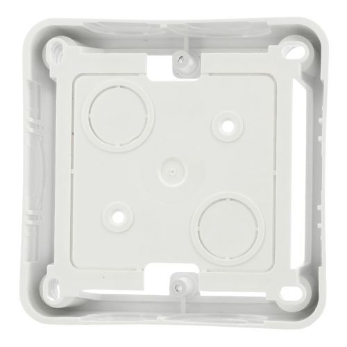 Cadre saillie blanc Lebenoid - vue de dos