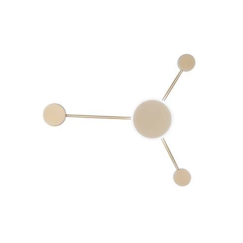 Plafonnier LED LUCE DESIGN 12W Or ETERE - LED-ETERE-PL3 ORO