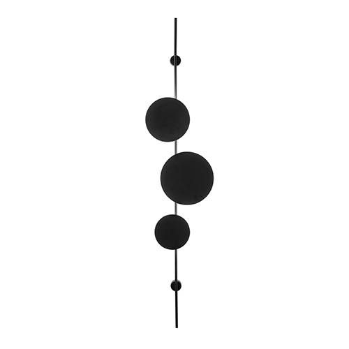 Applique LED LUCE DESIGN 33W Noir IDOL - LED-IDOL-AP-NER
