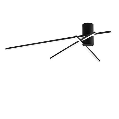 Plafonnier LED LUCE DESIGN 27W Noir SHANGHAI - LED-SHANGHAI-PL3C NERO