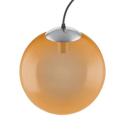 LEDVANCE Suspension vintage 1906 bubble 230V E27 D300mm verre orange  - 217386
