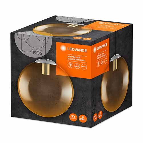 Suspension vintage E27 D300mm bubble - 217386