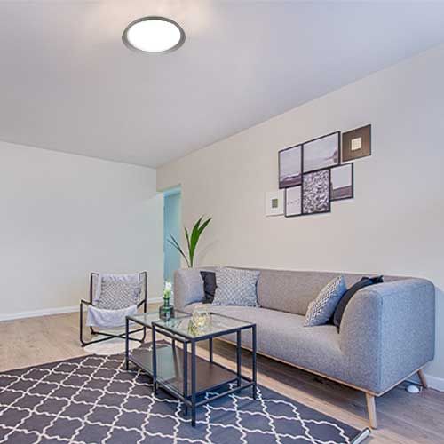 LEDVANCE Plafonnier intérieur Orbis Smart+ connecté dimmable gris