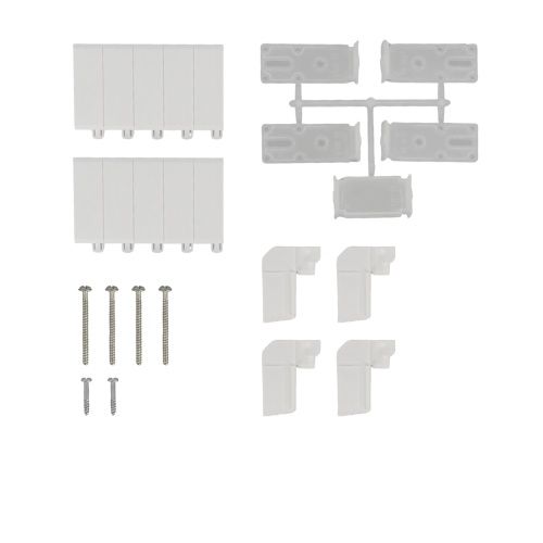 Coffret électrique encastré 3 rangées Legrand - vue des accessoires