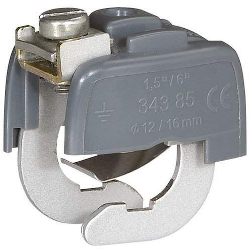 Connecteur de liaison équipotentielle Legrand pour canalisation D.12mm à 16mm