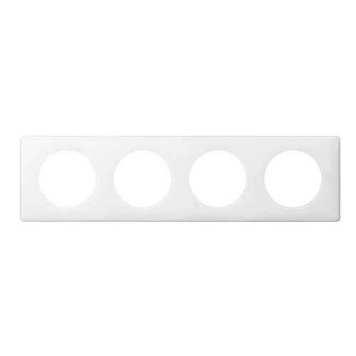LEGRAND Céliane Plaque Memories 4 postes Yesterday blanc - 066634