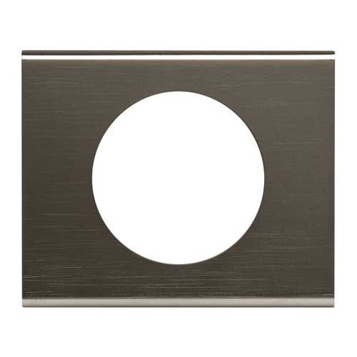LEGRAND Céliane Plaque Matières 1 poste Black nickel - 069031