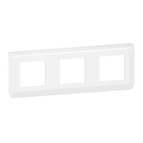 LEGRAND Mosaic Plaque triple horizontale Blanc - 078806L