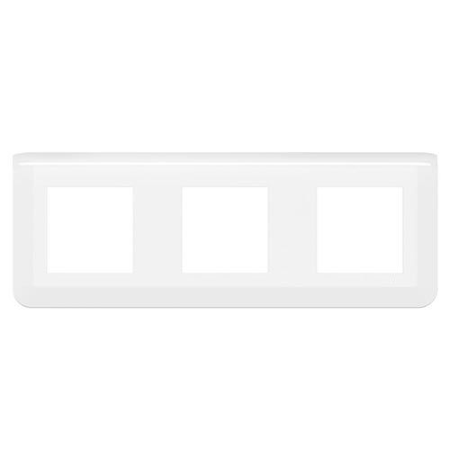Plaque LEGRAND Mosaic triple horizontale Blanc - 078806L