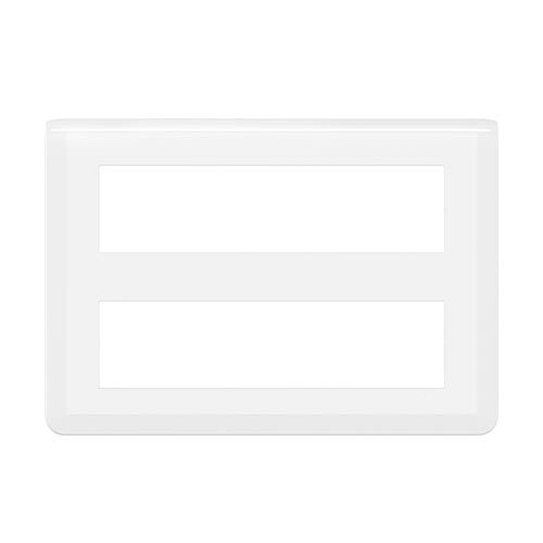 LEGRAND Mosaic Plaque horizontale 2x8 modules blanc