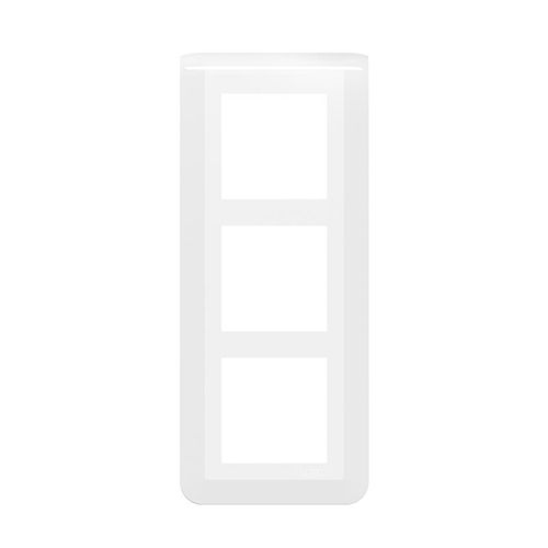 LEGRAND Mosaic Plaque triple verticale Blanc E57