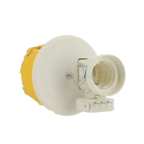 point de centre DCL Legrand Batibox avec douille et fiche DCL