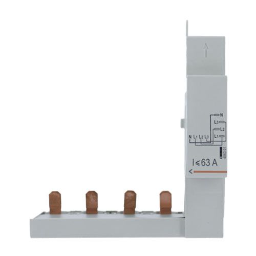 Module de raccordement LEGRAND par peigne 4P 63A - vue de face