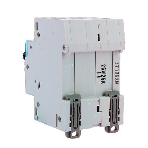 Disjoncteur LEGRAND DX3 tétrapolaire 10A auto/vis courbe C 4,5kA 400V - vue de dos